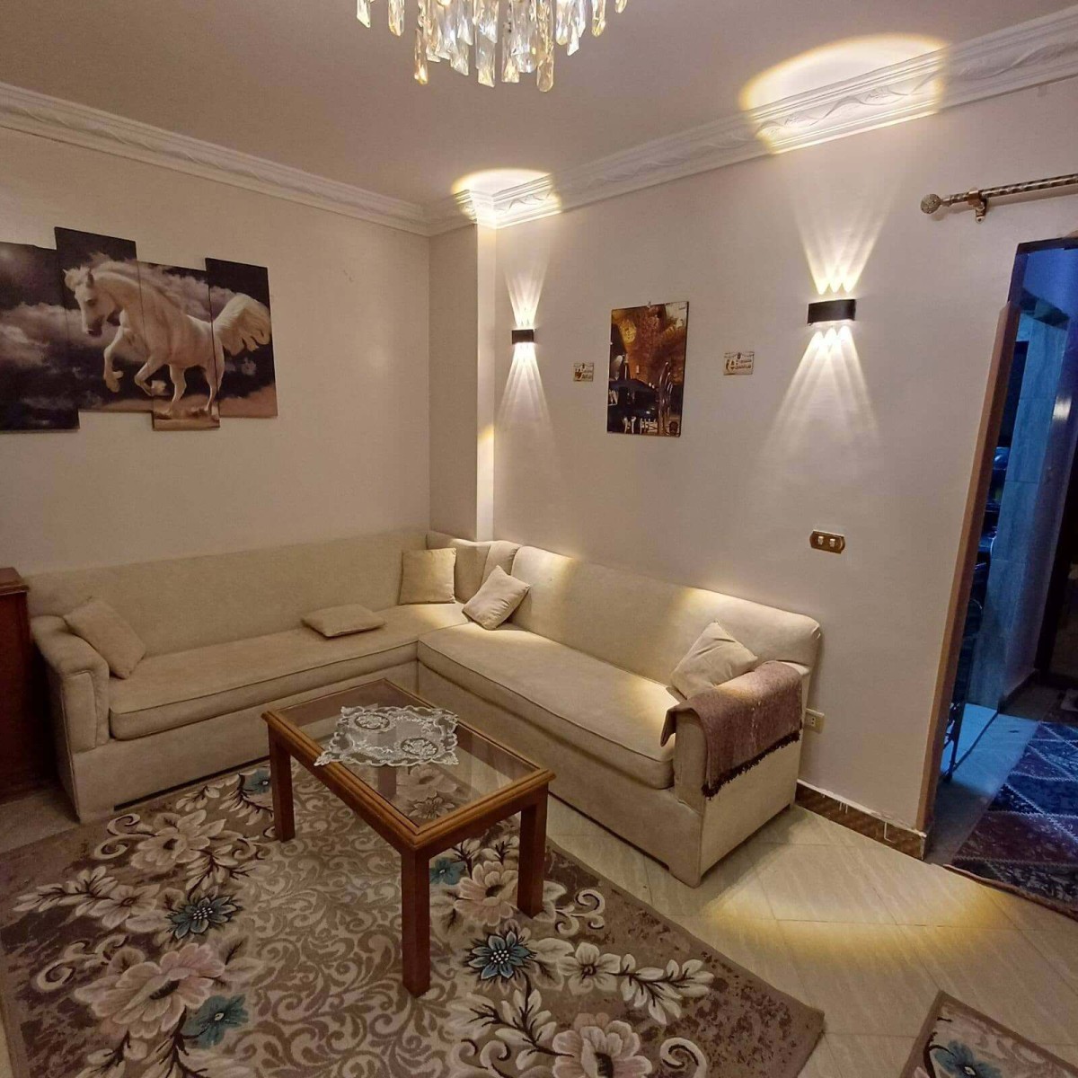 شقه للبيع عمارات بدر الدين تشطيب الترا سوبر لوكس مساحه ٧٠ متر
